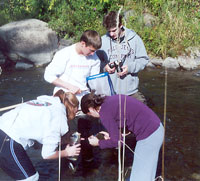 students in stream
