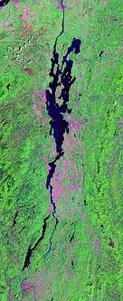 Lake Champlain from Satellite